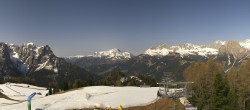 Archived image Webcam Dolomites Panorama - Pozza di Fassa 09:00