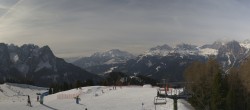 Archived image Webcam Dolomites Panorama - Pozza di Fassa 11:00