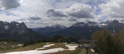 Archived image Webcam Dolomites Panorama - Pozza di Fassa 13:00