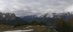 Archived image Webcam Dolomites Panorama - Pozza di Fassa 09:00