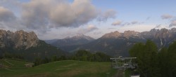 Archiv Foto Webcam Panorama Pozza di Fassa - Buffaure 05:00