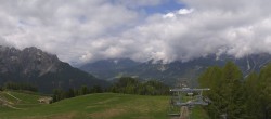 Archived image Webcam Dolomites Panorama - Pozza di Fassa 09:00
