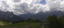 Archived image Webcam Dolomites Panorama - Pozza di Fassa 13:00