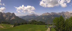 Archiv Foto Webcam Panorama Pozza di Fassa - Buffaure 11:00