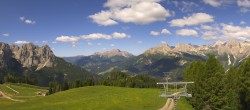 Archiv Foto Webcam Panorama Pozza di Fassa - Buffaure 09:00