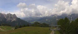 Archived image Webcam Dolomites Panorama - Pozza di Fassa 09:00
