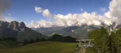 Archived image Webcam Dolomites Panorama - Pozza di Fassa 09:00
