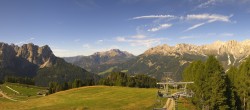 Archiv Foto Webcam Panorama Pozza di Fassa - Buffaure 09:00