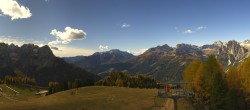 Archived image Webcam Dolomites Panorama - Pozza di Fassa 11:00