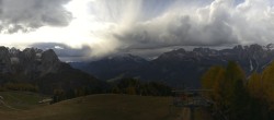 Archived image Webcam Dolomites Panorama - Pozza di Fassa 13:00
