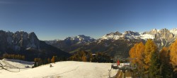 Archived image Webcam Dolomites Panorama - Pozza di Fassa 09:00