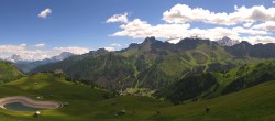 Archiv Foto Webcam Rundblick Bec de Roces, Arabba 13:00