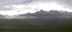 Archiv Foto Webcam Rundblick Bec de Roces, Arabba 17:00