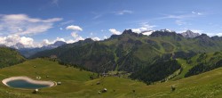 Archiv Foto Webcam Rundblick Bec de Roces, Arabba 13:00