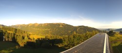 Archiv Foto Webcam Ofterschwanger Horn, Panoramablick 08:00