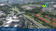 Archiv Foto Webcam München: Blick über den Olympiapark 17:00