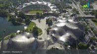 Archiv Foto Webcam München: Blick über den Olympiapark 18:00