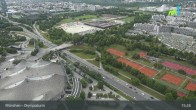Archiv Foto Webcam München: Blick über den Olympiapark 14:00