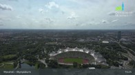 Archiv Foto Webcam München: Blick über den Olympiapark 14:00