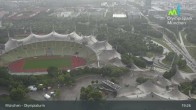 Archiv Foto Webcam München: Blick über den Olympiapark 18:00