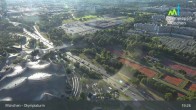 Archiv Foto Webcam München: Blick über den Olympiapark 18:00