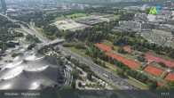 Archiv Foto Webcam München: Blick über den Olympiapark 16:00