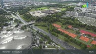 Archiv Foto Webcam München: Blick über den Olympiapark 16:00