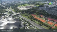 Archiv Foto Webcam München: Blick über den Olympiapark 16:00