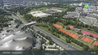 Archiv Foto Webcam München: Blick über den Olympiapark 14:00