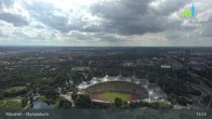 Archiv Foto Webcam München: Blick über den Olympiapark 14:00