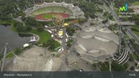 Archiv Foto Webcam München: Blick über den Olympiapark 18:00