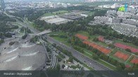 Archived image Webcam View over the Olympic Park Munich 14:00
