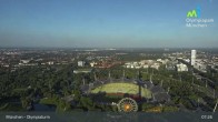 Archiv Foto Webcam München: Blick über den Olympiapark 06:00