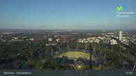 Archiv Foto Webcam München: Blick über den Olympiapark 06:00