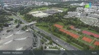 Archiv Foto Webcam München: Blick über den Olympiapark 14:00