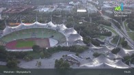 Archiv Foto Webcam München: Blick über den Olympiapark 18:00