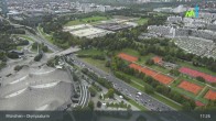 Archiv Foto Webcam München: Blick über den Olympiapark 16:00