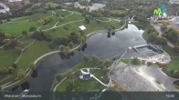 Archiv Foto Webcam München: Blick über den Olympiapark 18:00