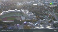 Archived image Webcam View over the Olympic Park Munich 13:00