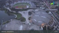 Archiv Foto Webcam München: Blick über den Olympiapark 08:00