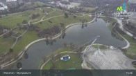 Archiv Foto Webcam München: Blick über den Olympiapark 14:00