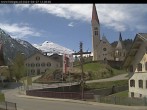 Archived image Webcam Holzgau center: Church 11:00