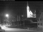Archiv Foto Webcam Holzgau: Kirche 23:00