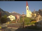 Archived image Webcam Holzgau center: Church 06:00