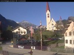 Archived image Webcam Holzgau center: Church 07:00