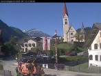 Archived image Webcam Holzgau center: Church 09:00