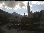 Archived image Webcam Holzgau center: Church 15:00