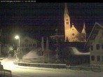 Archived image Webcam Holzgau center: Church 23:00