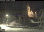 Archived image Webcam Holzgau center: Church 03:00