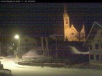 Archived image Webcam Holzgau center: Church 23:00